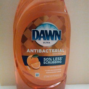 P&G Dawn Ultra Antibacterial Dishwashing Liquid Dish Soap, Orange Scent 19.4 oz